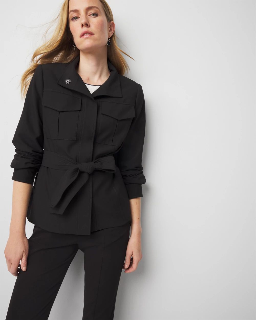 Belted Safari Jacket White House Black Market